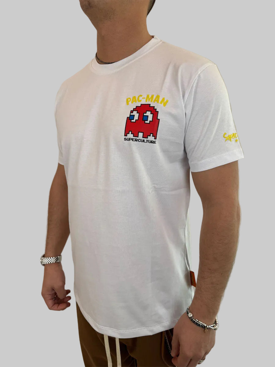 T-shirt Superculture Pac-Man 3 colori