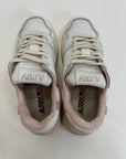 Sneakers Autry CLC colore bianco e rosa