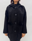 Cappotto ecomontone Griffai nero