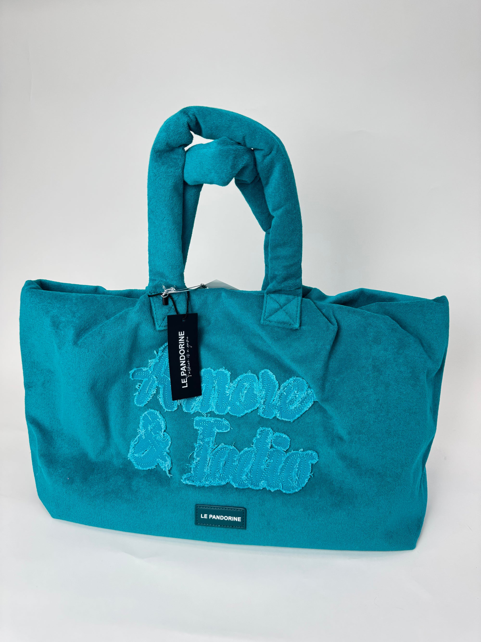 Borsa Le Pandorine 2 colori in spugna