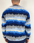 Pullover OverD Multicolor Blu