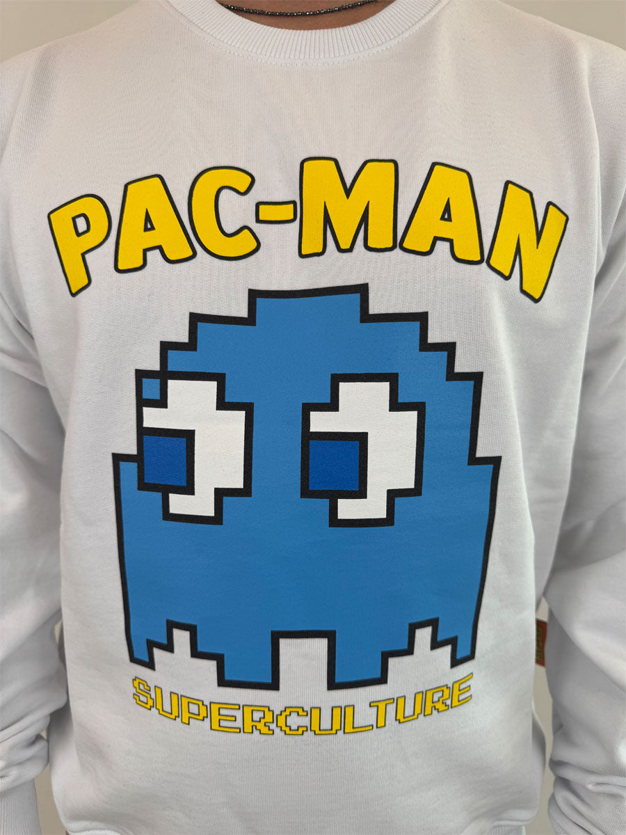 Felpa PAC-MAN Superculture bianco, nero o blu