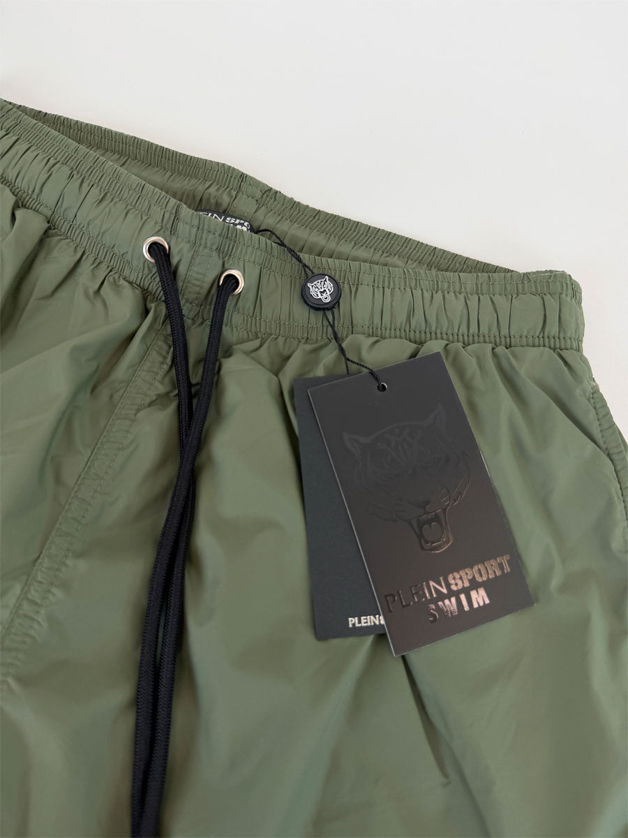 Boxer Mare Philipp Plein Sport Verde Militare