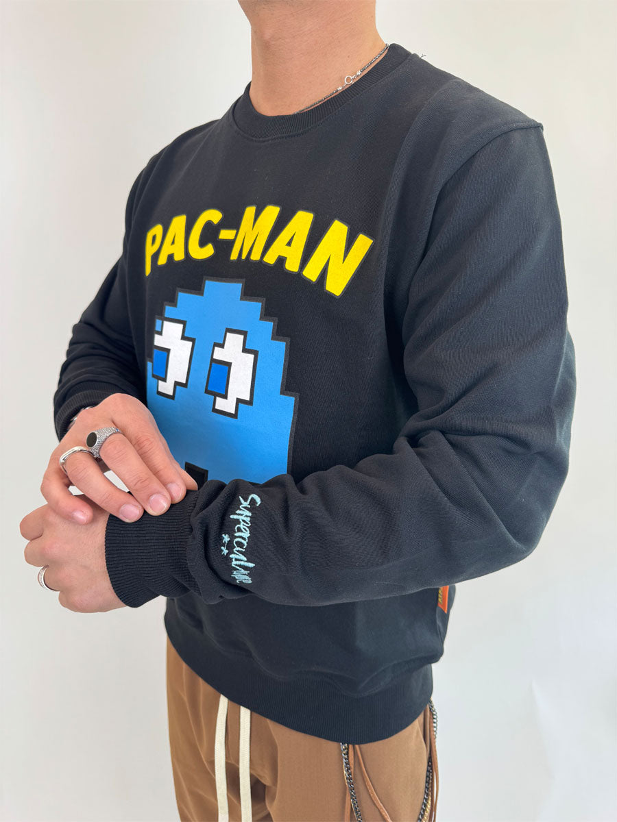 Felpa PAC-MAN Superculture bianco, nero o blu