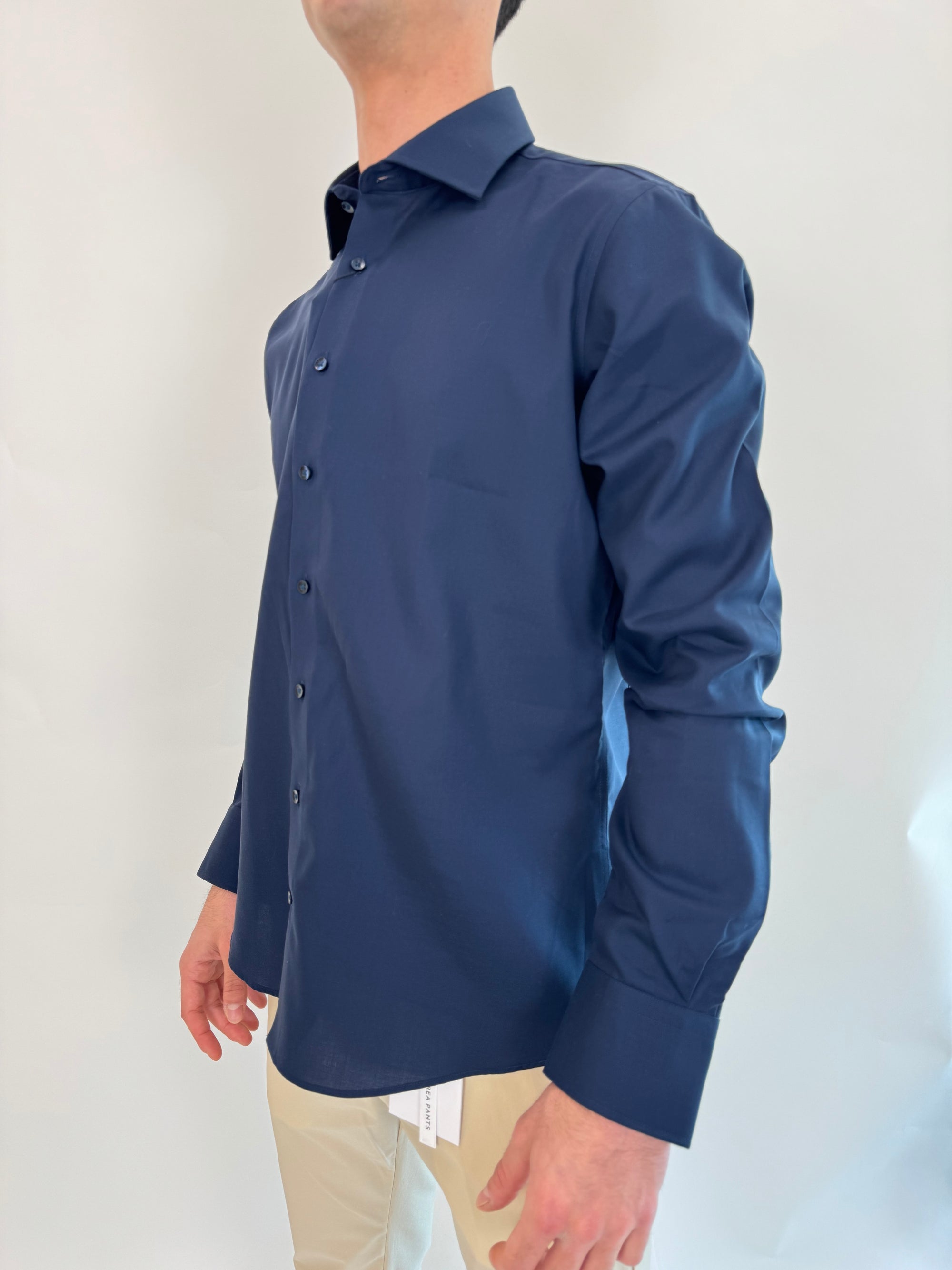 Camicia Zero Iron Plus Blu