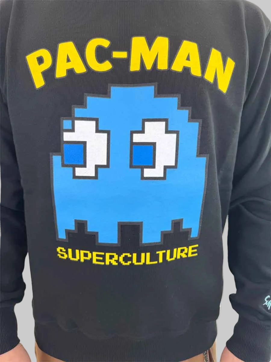 Felpa PAC-MAN Superculture bianco, nero o blu