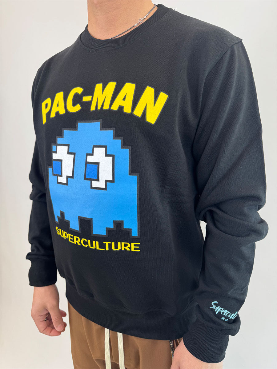 Felpa PAC-MAN Superculture bianco, nero o blu