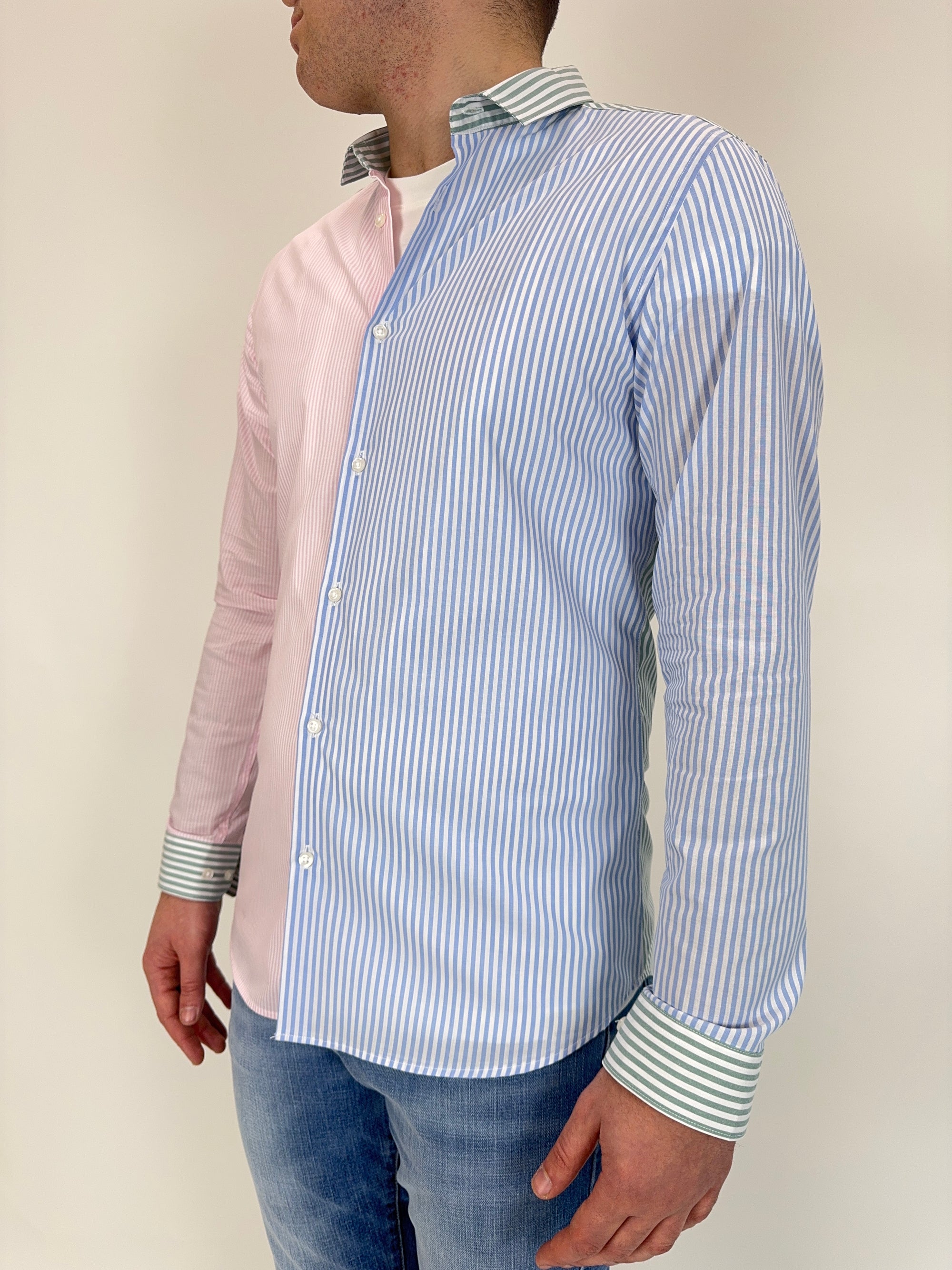 Camicia Block Eleven Bastoncino multicolor