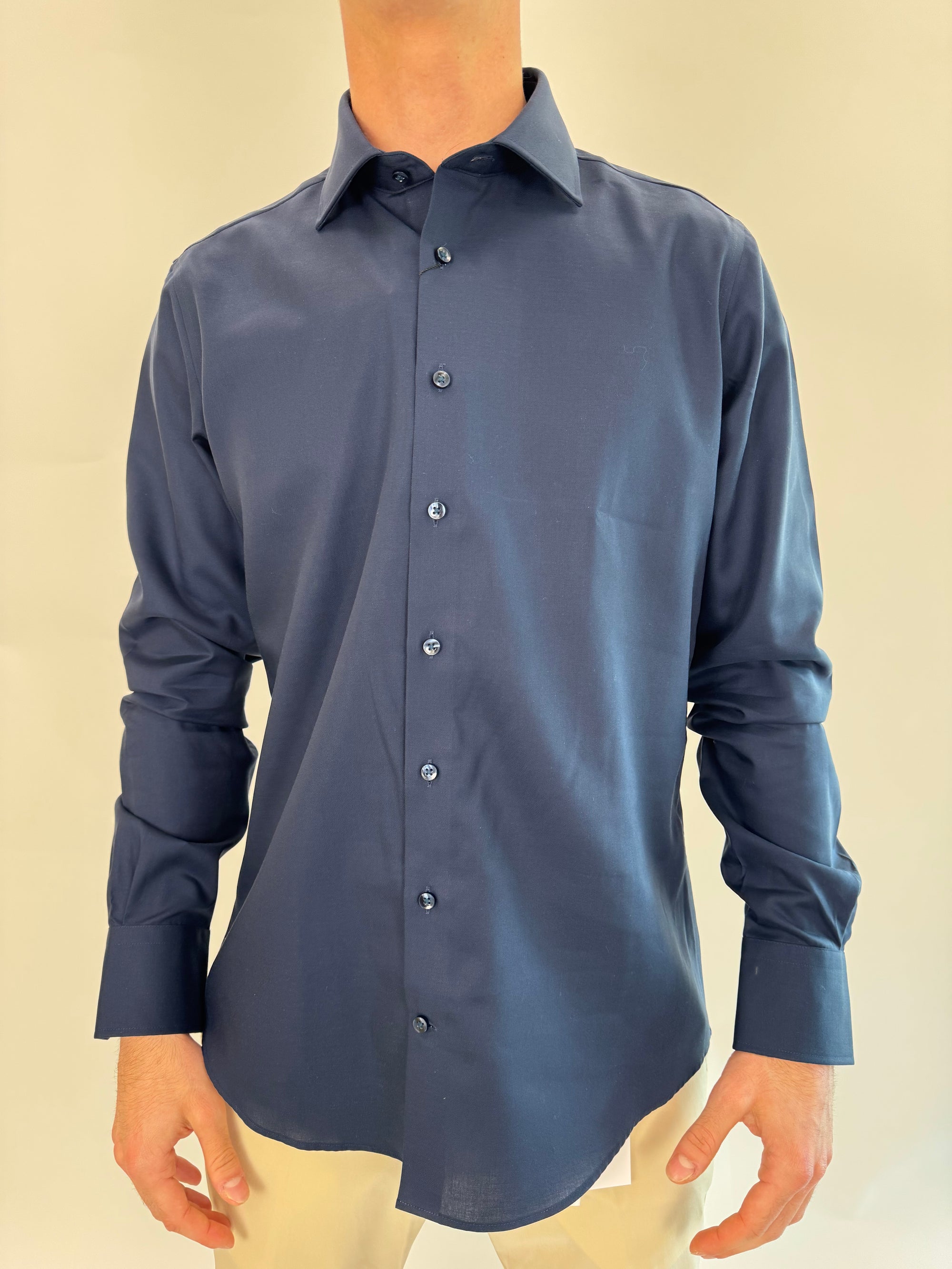 Camicia Zero Iron Plus Blu