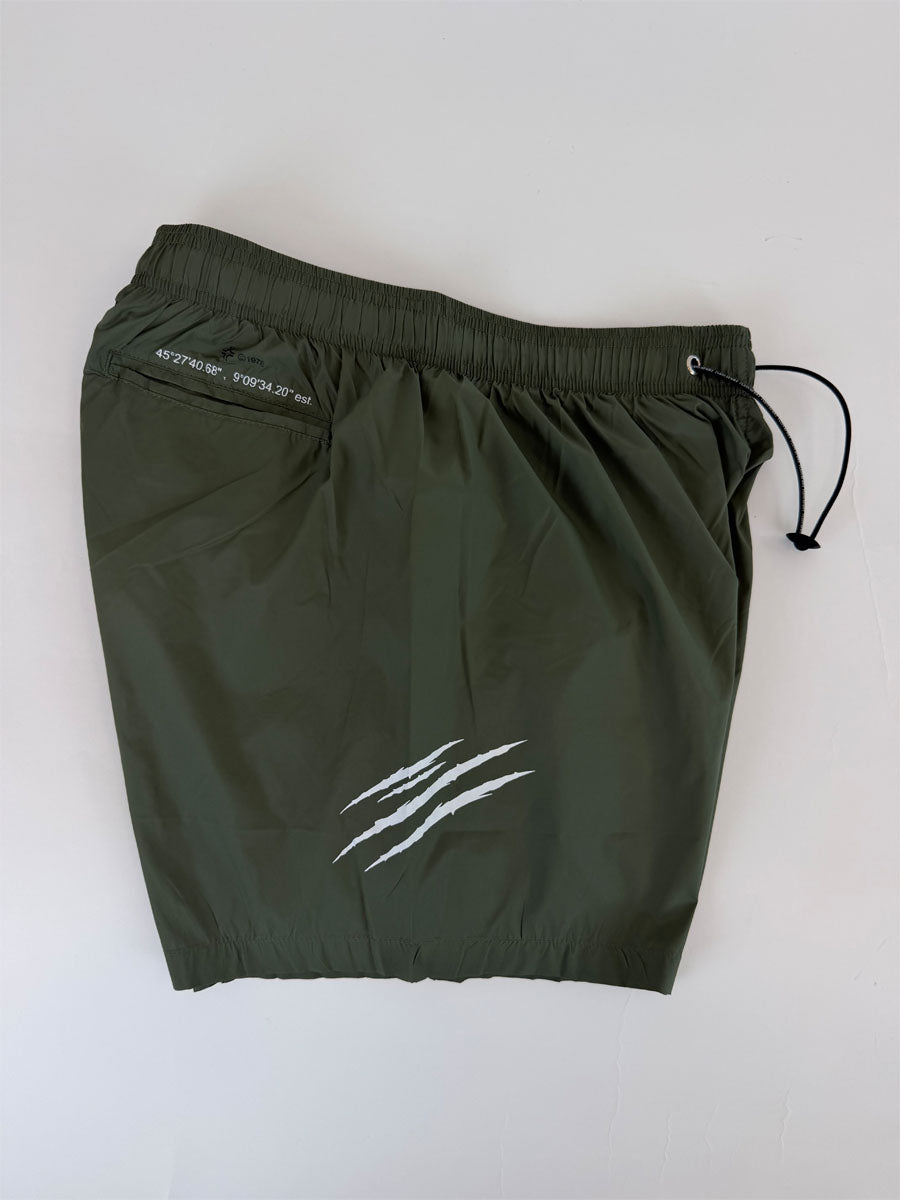 Boxer Mare Philipp Plein Sport Verde Militare