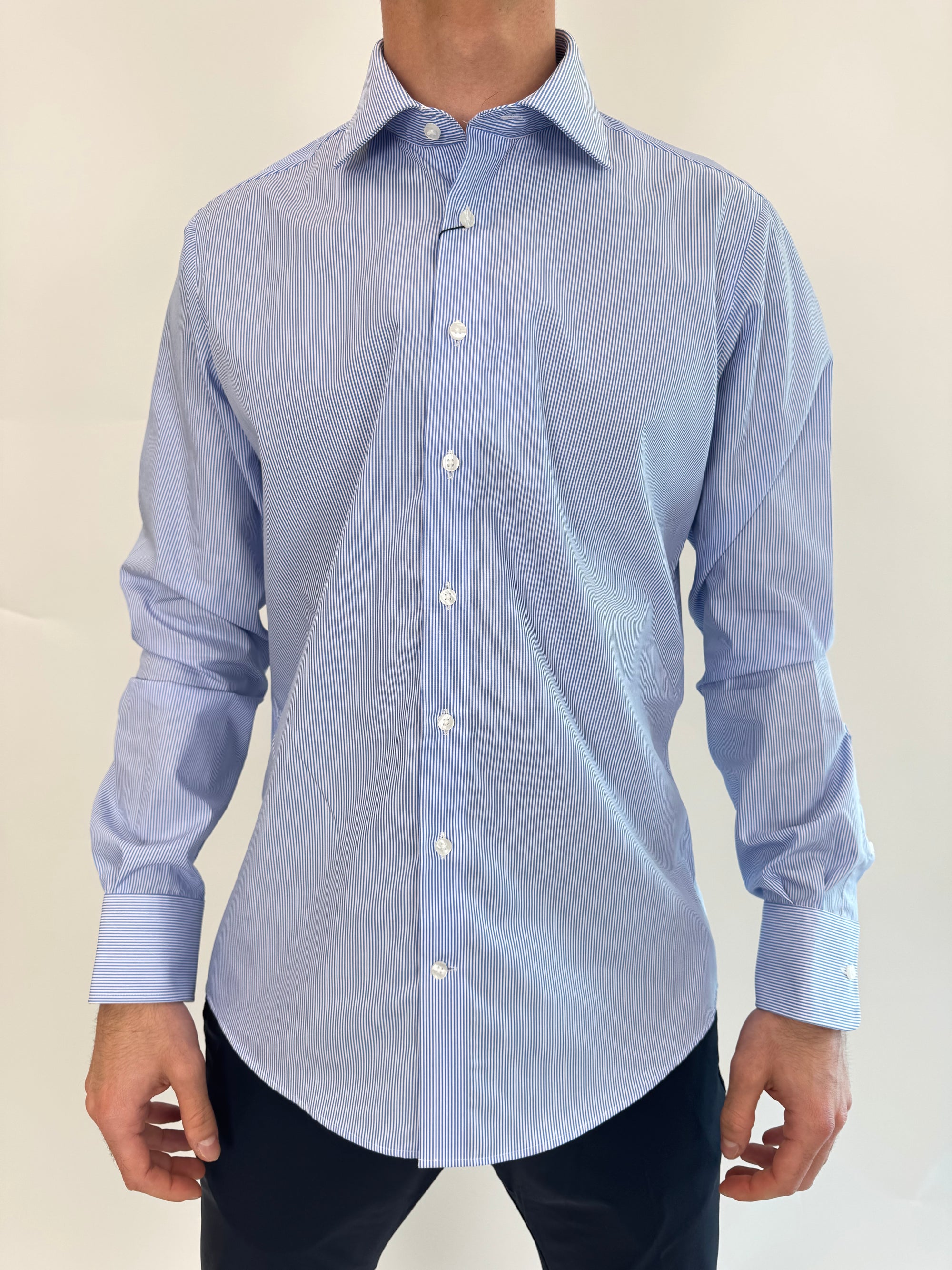 Camicia Zero Iron Plus Azzurro