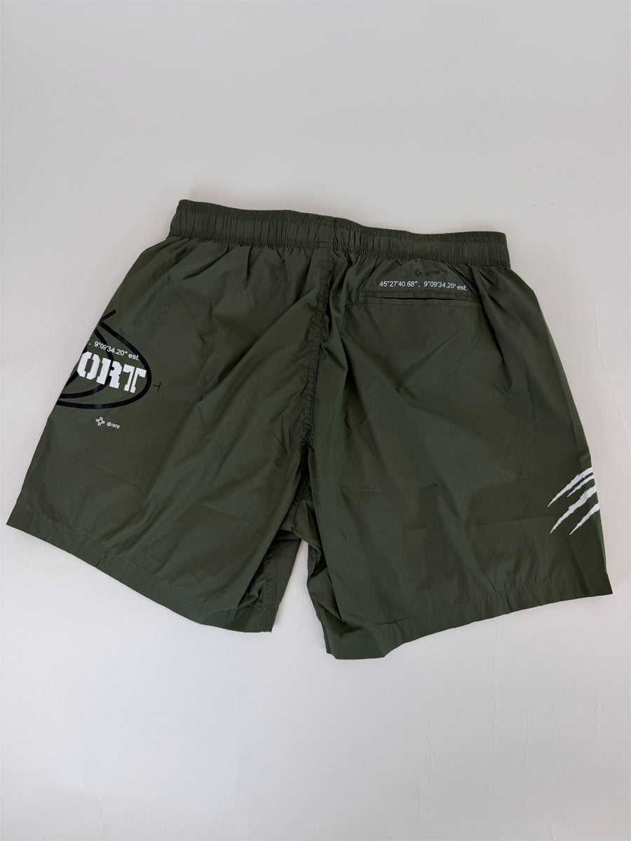 Boxer Mare Philipp Plein Sport Verde Militare
