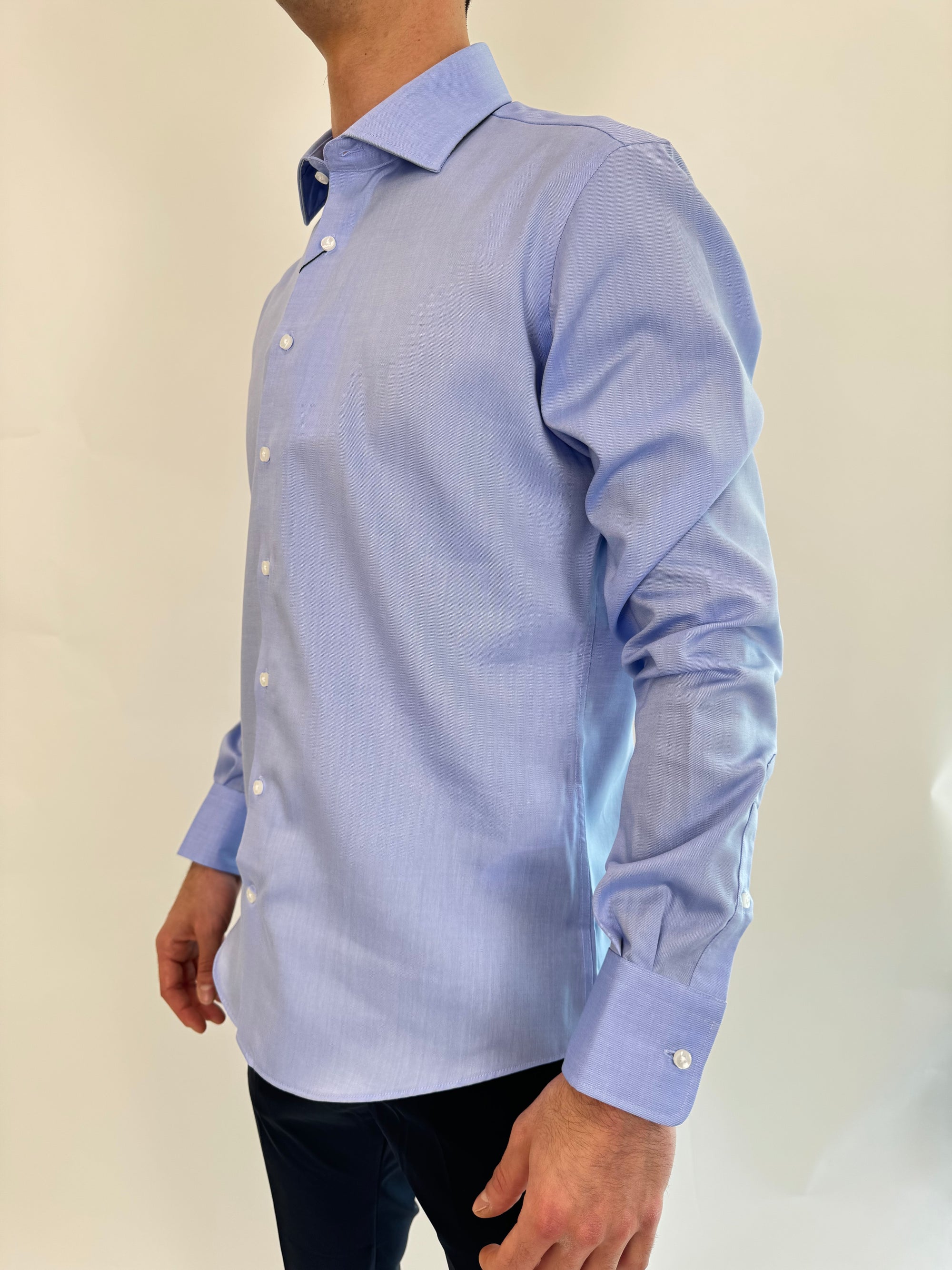 Camicia Zero Iron Plus Azzurro