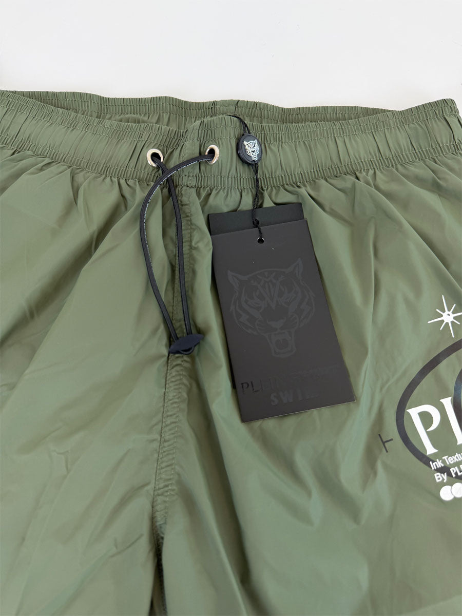 Boxer Mare Philipp Plein Sport Verde Militare
