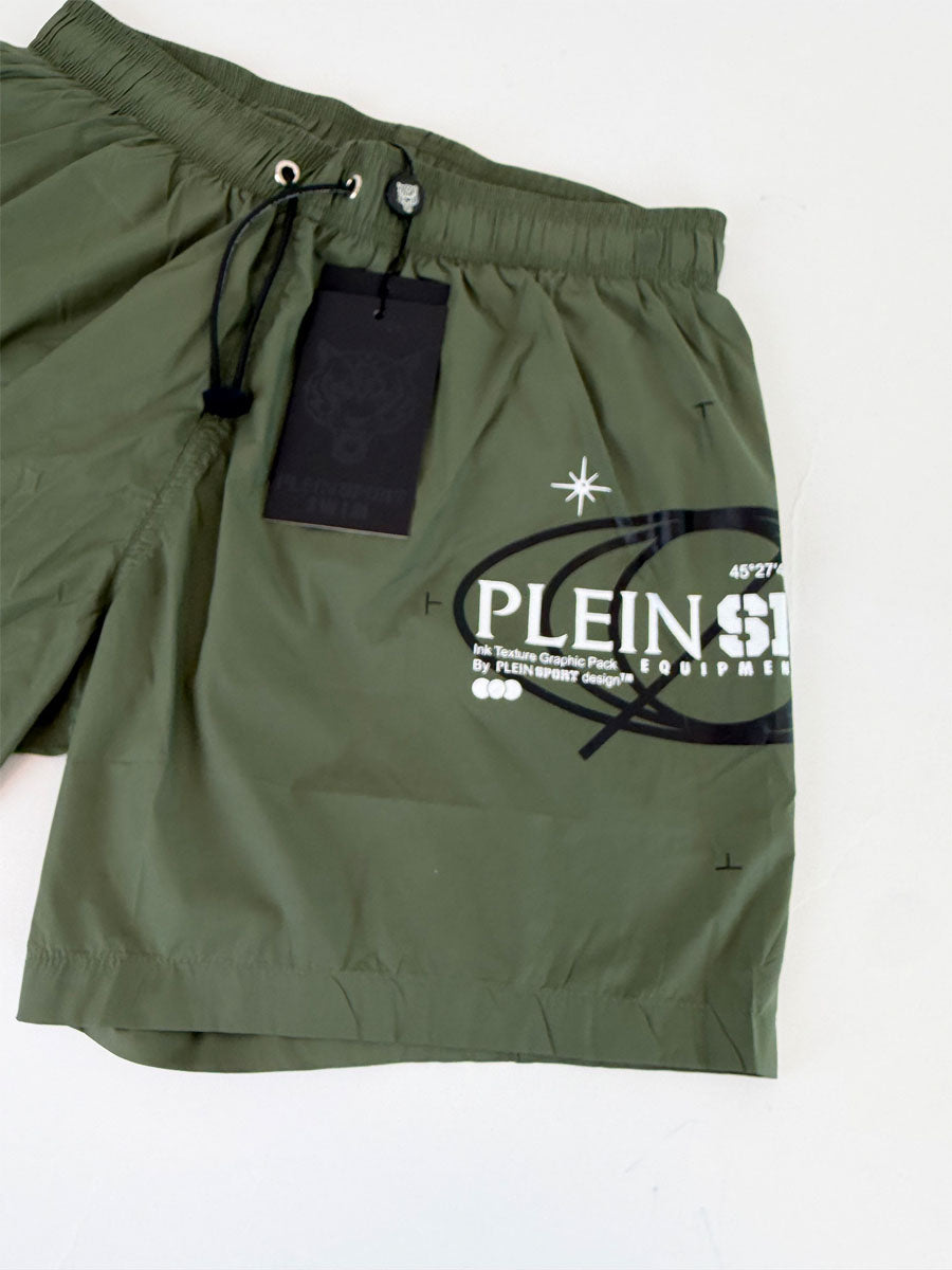 Boxer Mare Philipp Plein Sport Verde Militare