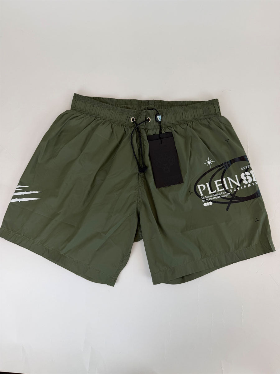 Boxer Mare Philipp Plein Sport Verde Militare