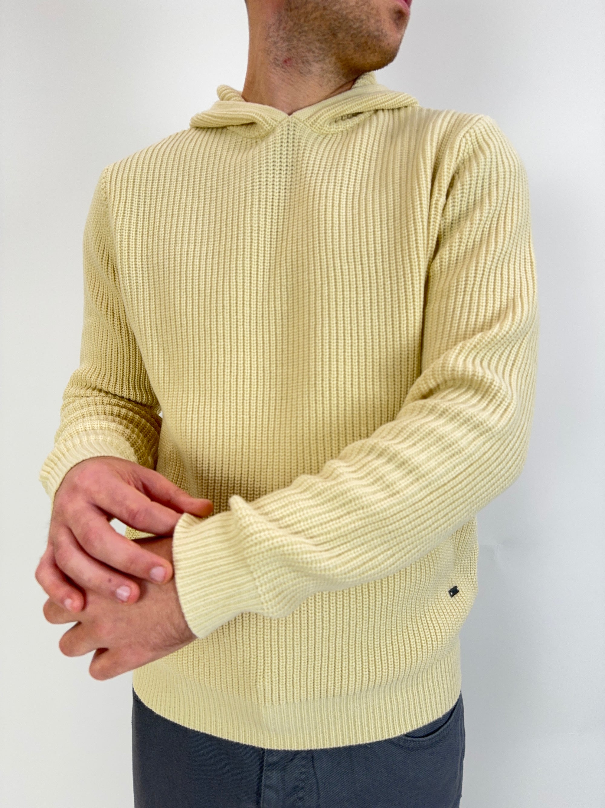 Pullover Griffai costa inglese con cappuccio 2 colori