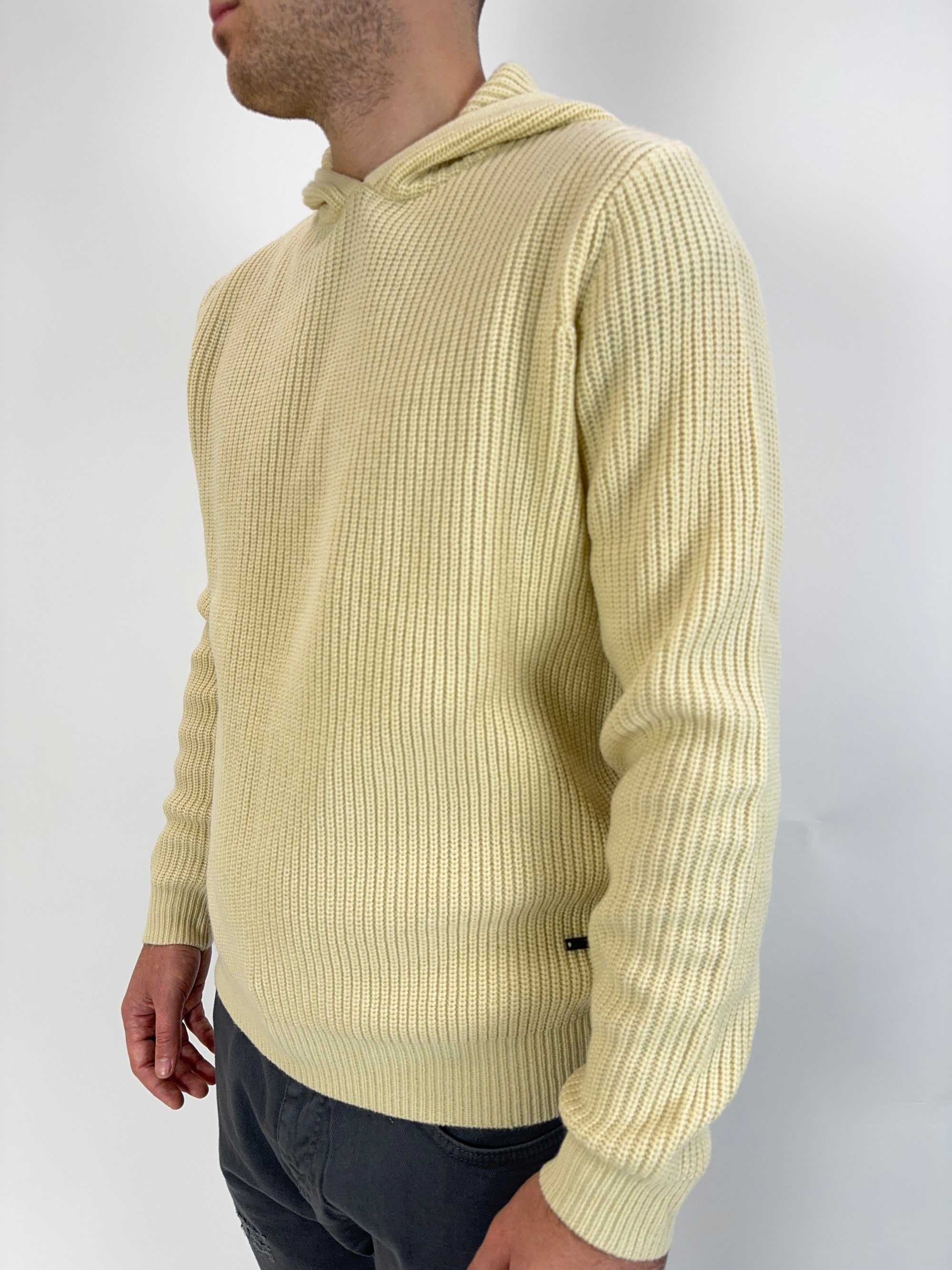 Pullover Griffai costa inglese con cappuccio 2 colori