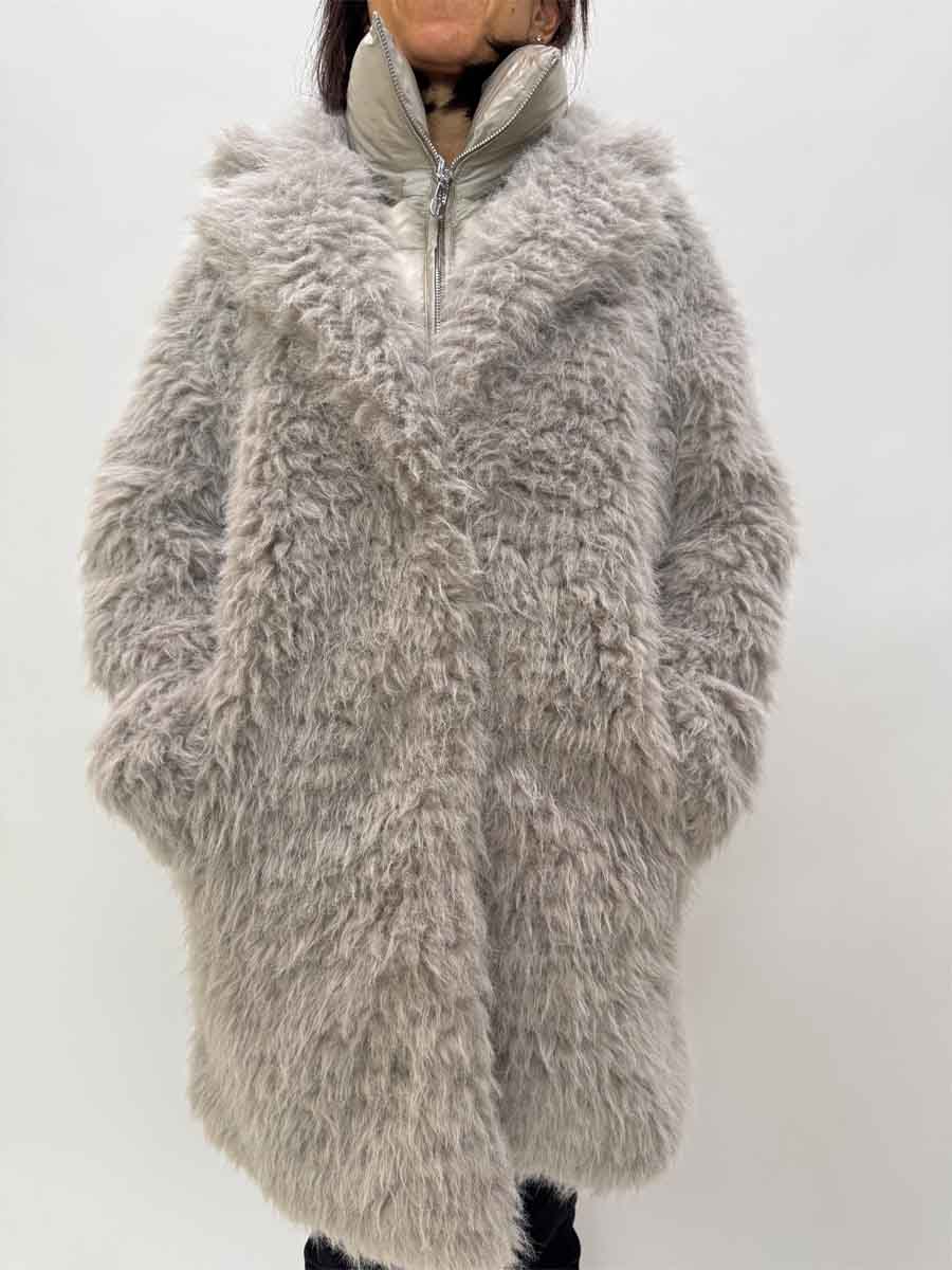 Giubbino Censured imbottito con ecopelliccia