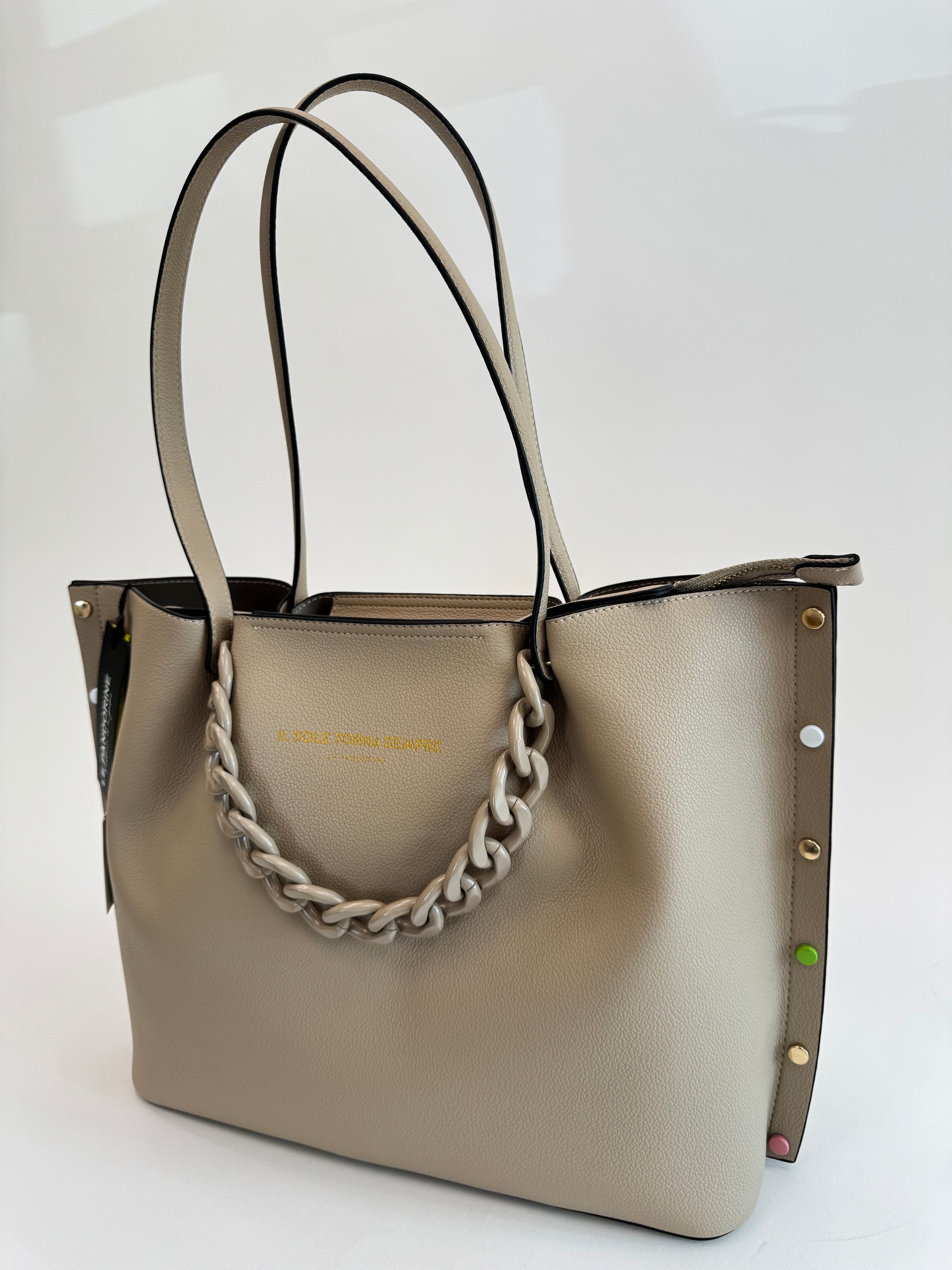 Borsa Le Pandorine il sole torna sempre Shopper 2 colori