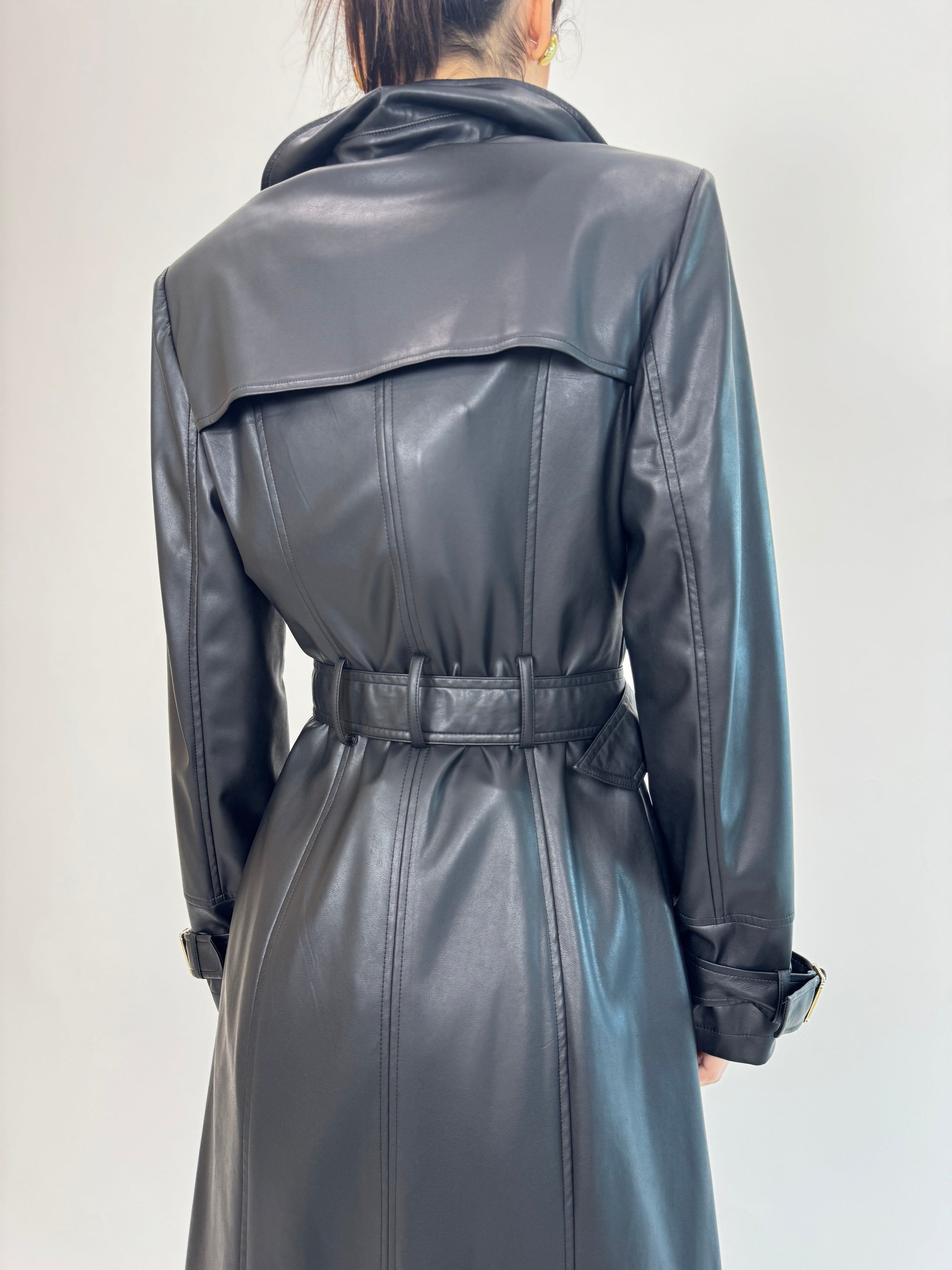 Giubbino Trench Marciano ecopelle