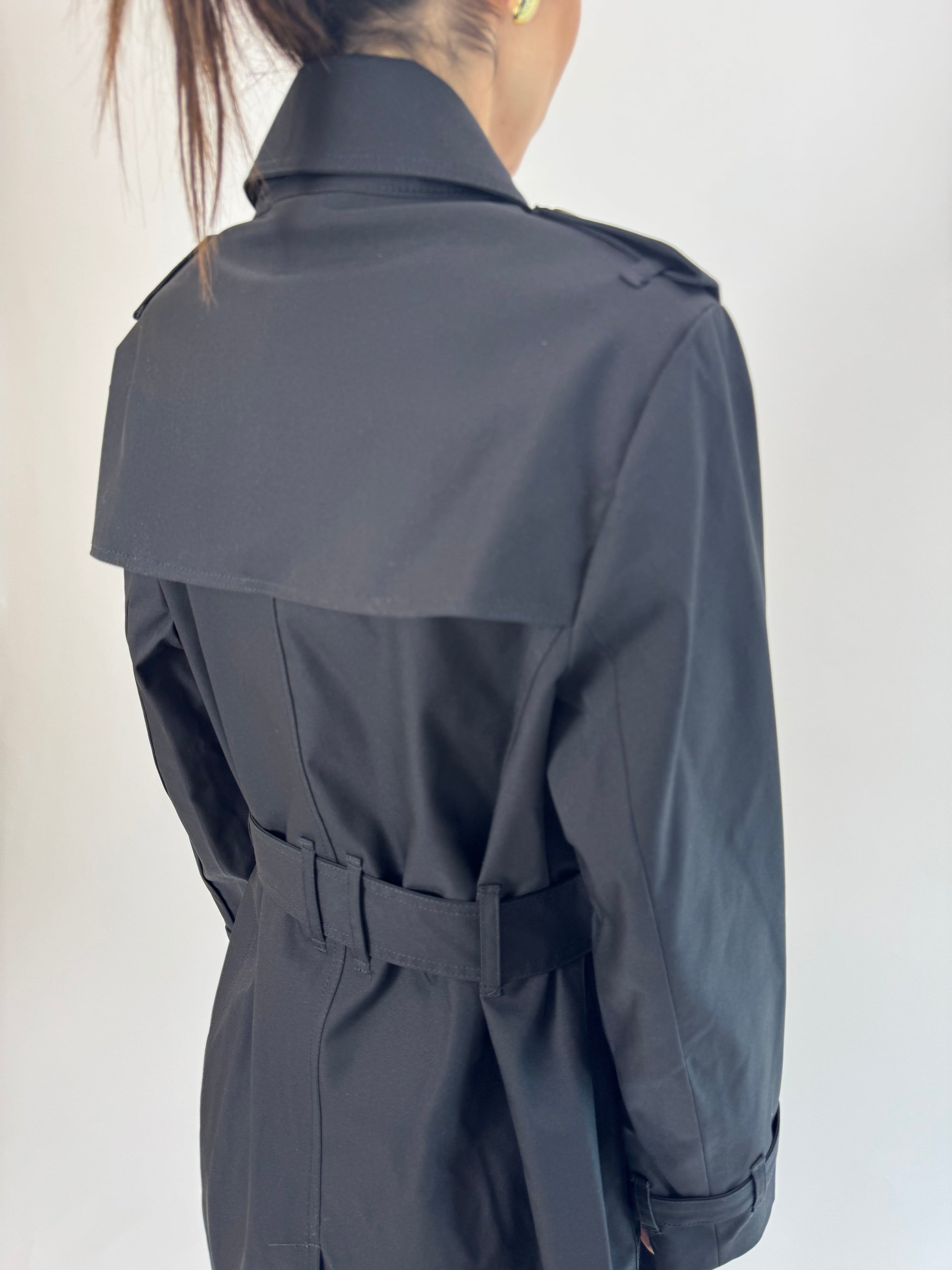 Giubbino Trench Griffai Nero