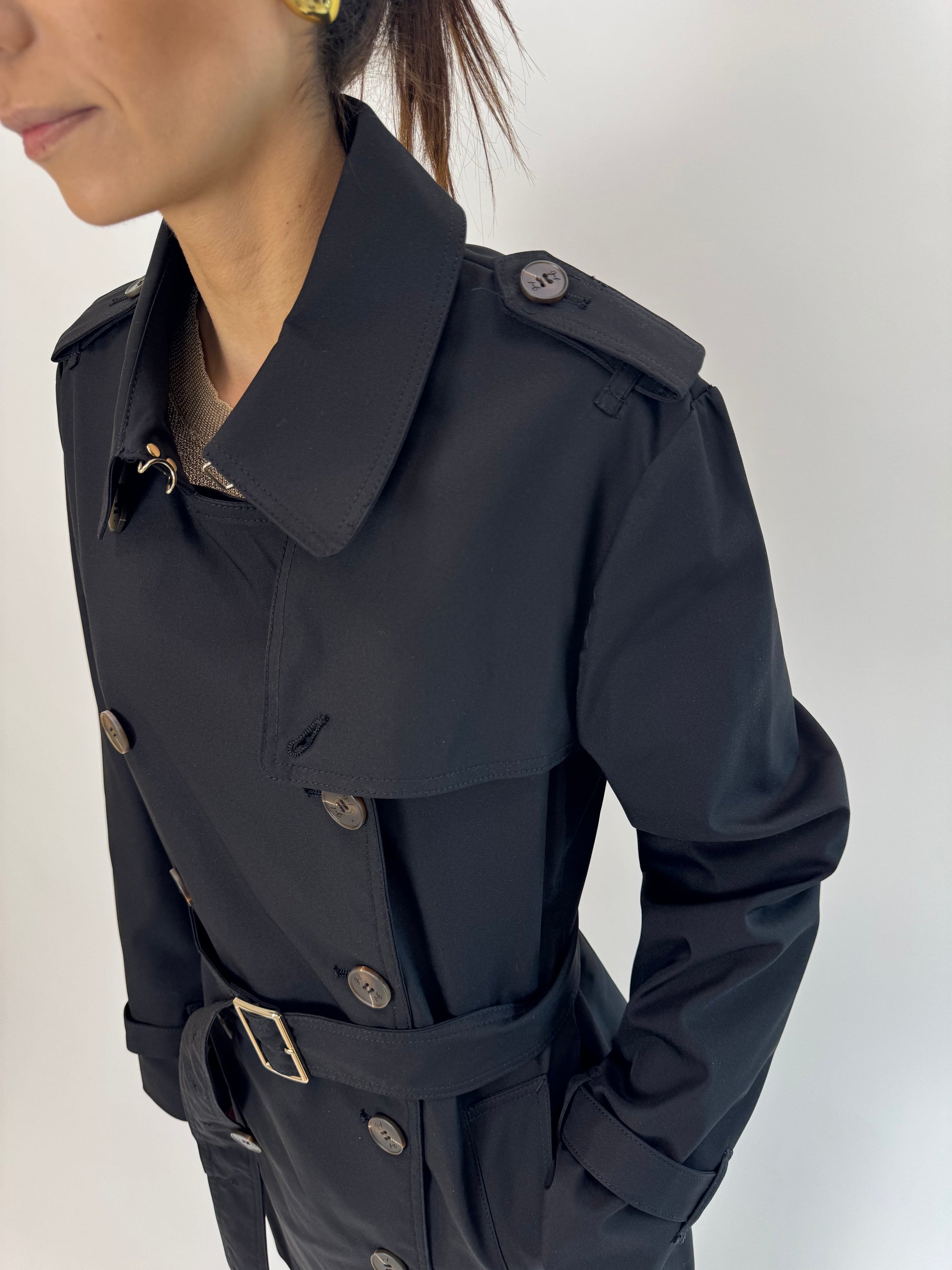 Giubbino Trench Griffai Nero