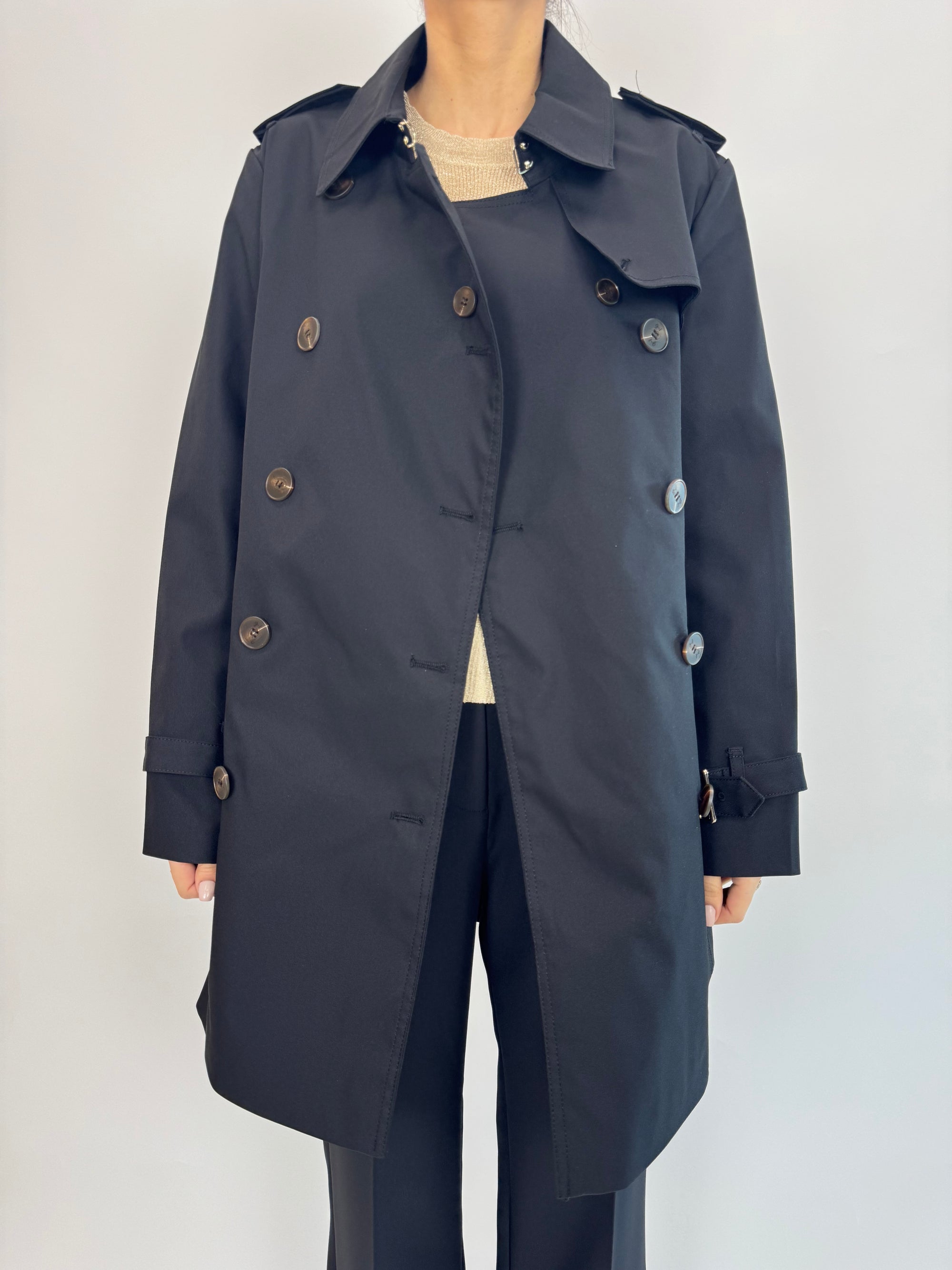 Giubbino Trench Griffai Nero