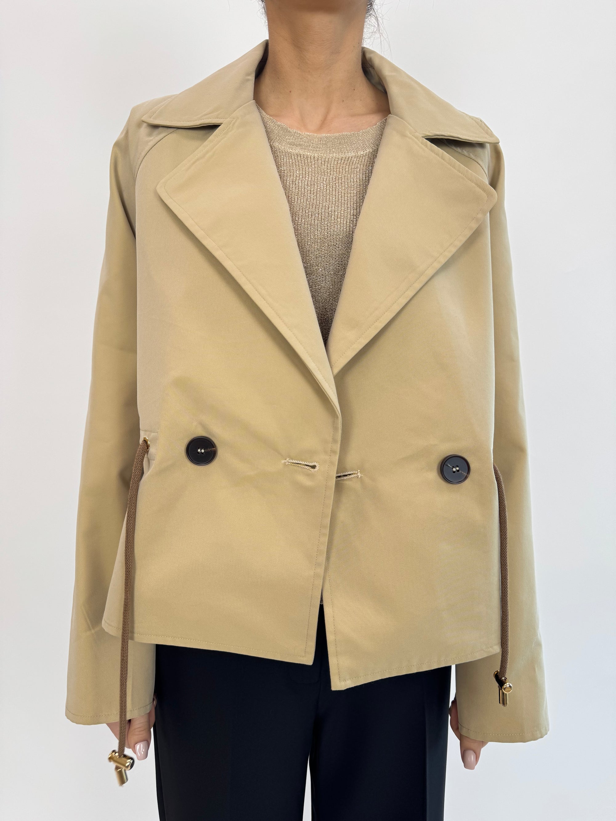 Giubbino Trench Artigli doppiopetto cammello