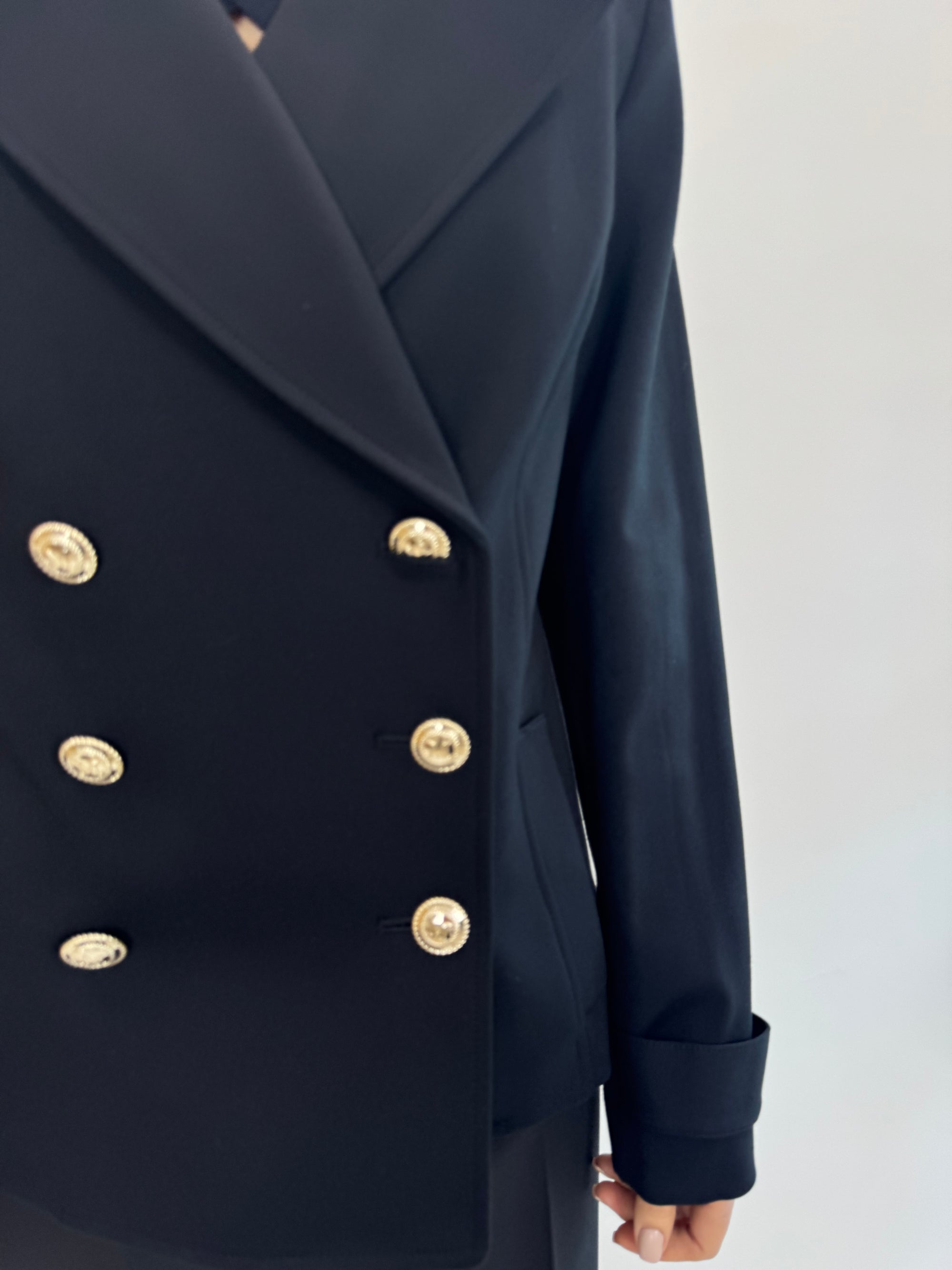 Giubbino Trench Marciano Nero o Bianco