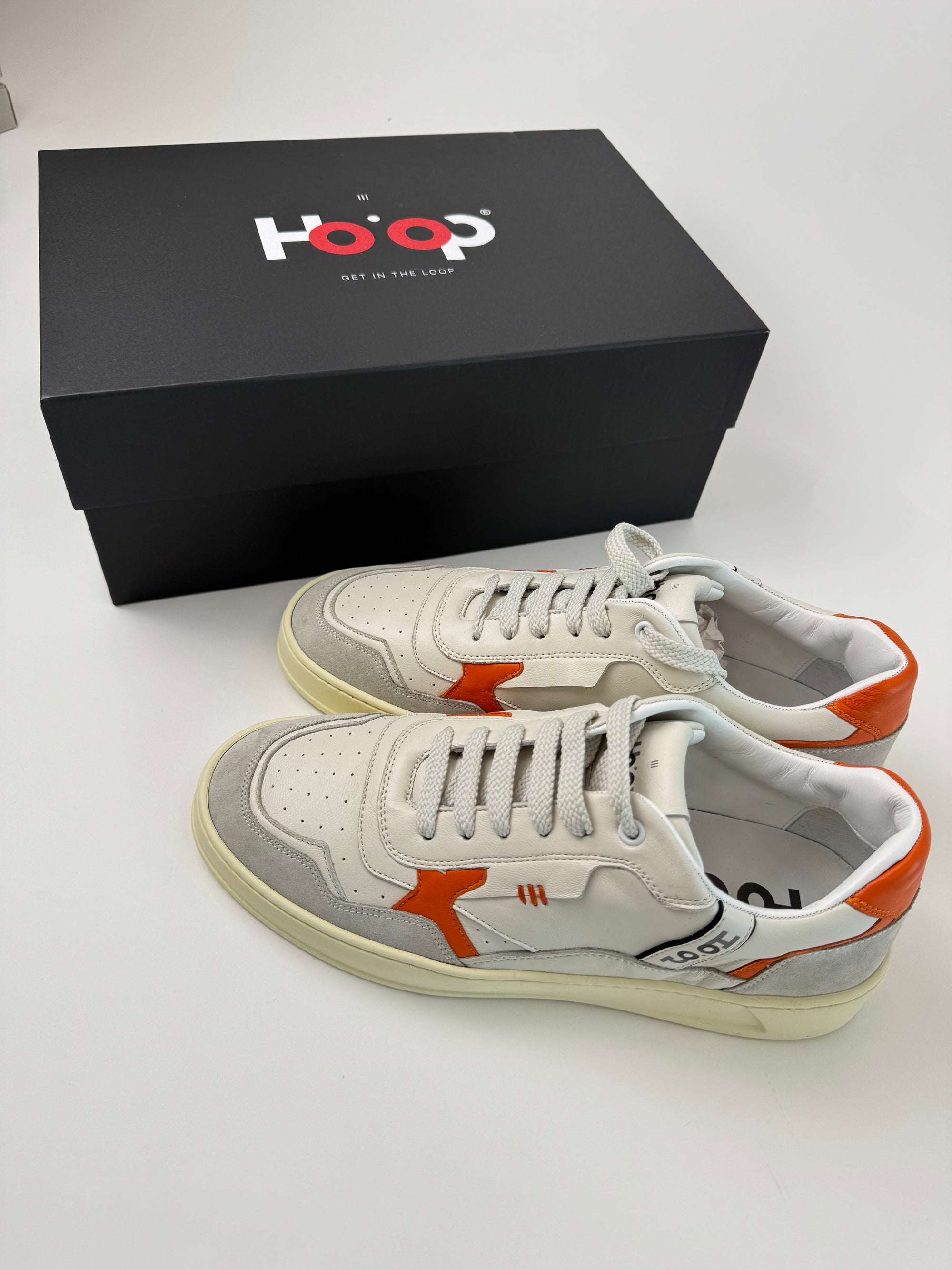 Sneaker Ho&#39;op White Orange